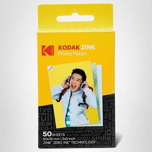 KODAK 2x3 Premium Sticky-Backed ZINK Photo Paper (50 Sheets) - Compatible With Kodak Step, Step Slim, Printomatic, Printomatic+, Smile+, Step Touch thumbnail 8