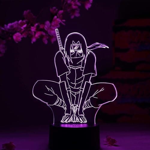 Otaku Lamps Itachi Uchiha Night Naruto – Anime Night Light, 16 Color RGB LED – Gift for Otaku thumbnail 6