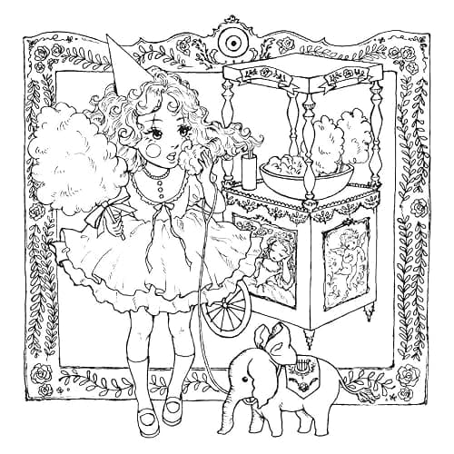 Reveries: A Wonderland of Dreamscapes and Nightmares to Color (Dover Adult Coloring Books) thumbnail 3