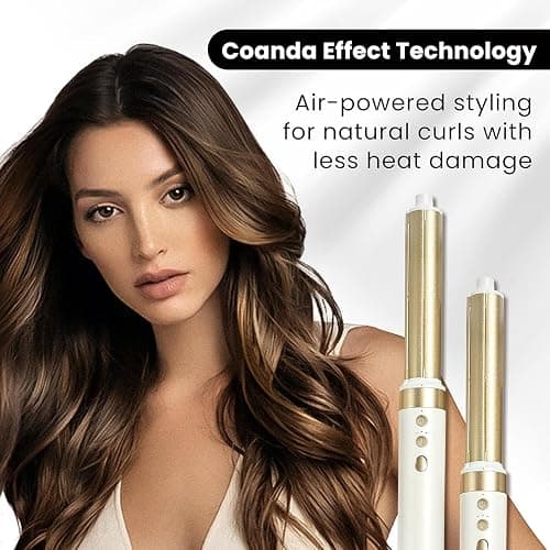 GLAMUP 6-in-1 Extra Long Wrap AirCurler, Hot Air Styler, Fast Drying | 110k RPM High-Speed Motor & Negative Ions, Frizz-Free, No Heat Damage, Volumizer & Straightener for All Types, Travel Pouch thumbnail 8