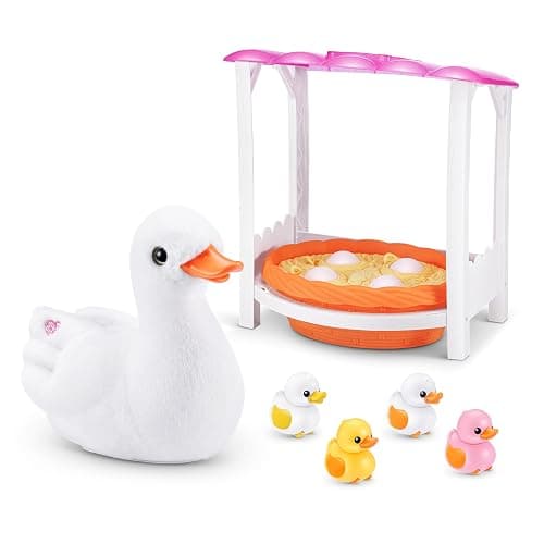 Pets Alive Mommy Duck & Baby Surprise by ZURU Nurturing Play Surprise Hatching Interactive Girls' Toy. thumbnail 4
