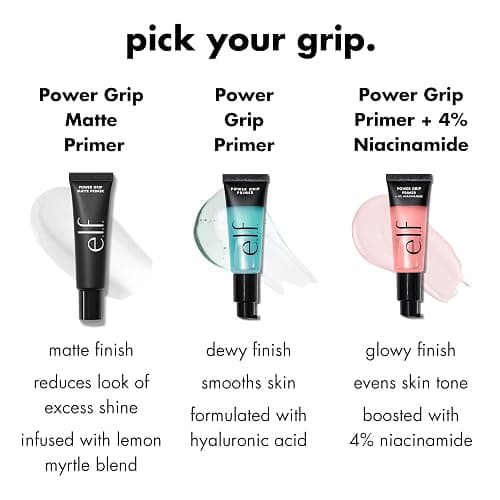 e.l.f. Power Grip Matte Primer, Gel-Based & Hydrating Face Primer For Smoothing Skin & Gripping Makeup, Moisturizes & Primes, Vegan & Cruelty-Free thumbnail 5