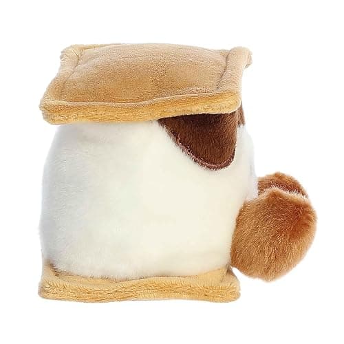 Aurora® Adorable Palm Pals™ Toastee S'More™ Stuffed Animal - Fun Collectible Plush for Kids and Adult Collectors - Perfect for Decorating Rooms and Birthday Gifts - Brown 4.5 Inches thumbnail 3