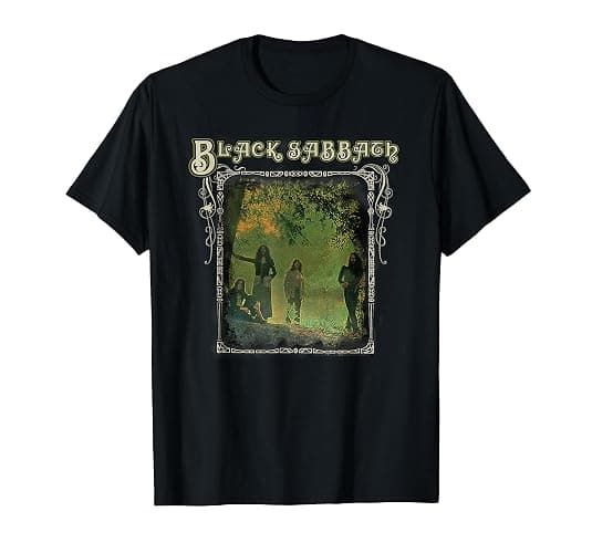 Black Sabbath Official Trees Photo Framed T-Shirt - Image 1