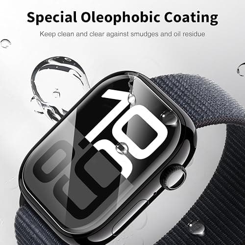 LK 6 Pack for Apple Watch Series 11 Screen Protector 46mm Series 10 [Flexible TPU Not Glass] Self-Healing, Max Coverage, Bubble Free, HD Clear Screen Protector for iWatch S11/S10 46mm, Anti-Scratch thumbnail 4