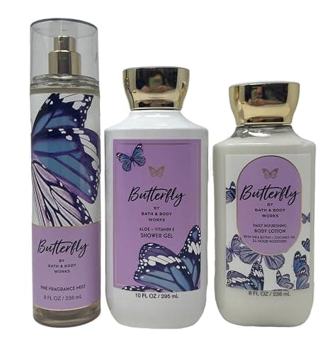 Bath & Body Works Butterfly - Trio - Shower Gel, Fine Fragrance Mist and Body Lotion - Image 1
