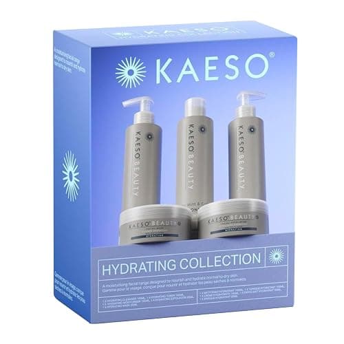 Kaeso Hydrating Facial Collection Kit – Complete Skincare Set | With Cleanser, Toner, Exfoliator, Mask & Moisturiser – Professional Hydration Routine - Image 1