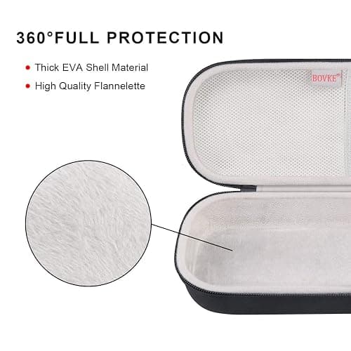 BOVKE Stethoscope Case for 3M Littmann Classic III, Lightweight II S.E, MDF Acoustica Deluxe Stethoscopes - Extra Room for Medical Bandage Scissors EMT Trauma Shear and LED Penlights, Black - Black thumbnail 3