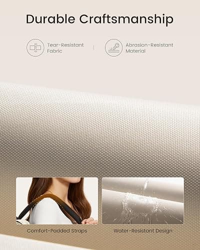 LOVEVOOK Laptop Backpack for Women, 15.6 Inch Work Business Backpacks Purse With Large Capacity, Waterproof Nurse Bag College Bookbag for School, Waterproof Casual Daypack for Travel thumbnail 3