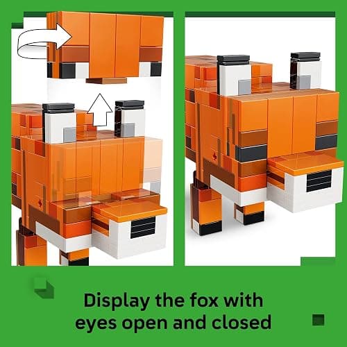 LEGO Minecraft The Fox Building & Pretend Play Toy for Boys & Girls - Poseable Video Game Character for Kids, Ages 10+ - Room Decor for Gaming Fans - Gift Idea for Birthdays - 21588 thumbnail 3