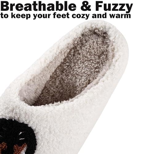 AMAZON-Aucomfo Animal Slippers For Women Men Adult House Slippers for Womens Mens Kawaii Bedroom Slipper Cartoon Slides Memory Foam Slipper For Woman thumbnail 6