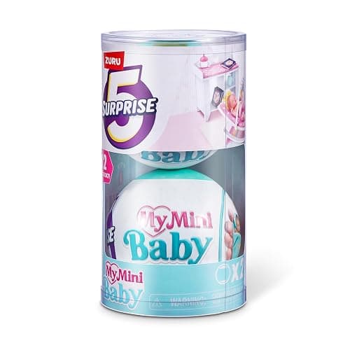 My Mini Baby Series 1, 2 Capsules, By ZURU, Collectible Mystery Capsule, Toy for Girls, Realistic Miniature Baby, Playset and Accessories (2 Capsules) thumbnail 3