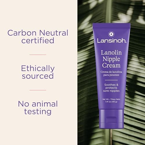 Lansinoh Lanolin Nipple Cream Safe for Breastfeeding Baby, 100% Natural Nipple Butter for Mom, Breastfeeding Essentials, 1.41 Ounces thumbnail 7