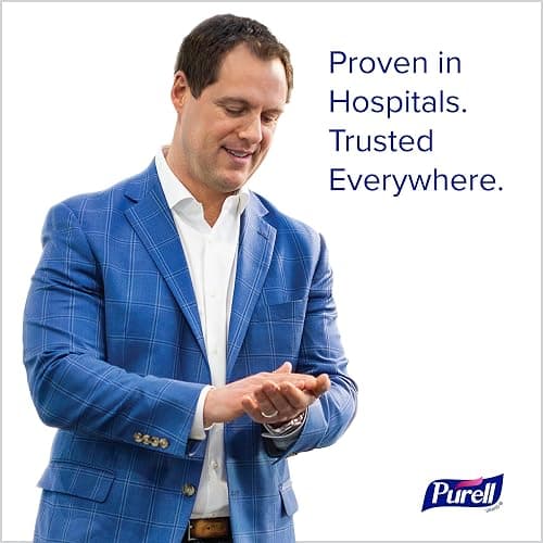 PURELL Advanced Hand Sanitizer Refreshing Gel, Clean Scent, 1 Liter Pump Bottle (Pack of 1) - 9632-04-CMR thumbnail 2