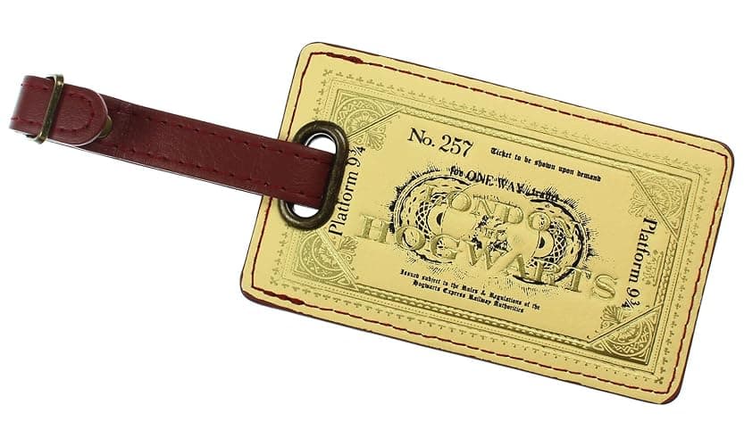 Harry Potter Platform 9 3/4 Ticket London To Hogwarts Luggage Bag Tag thumbnail 4