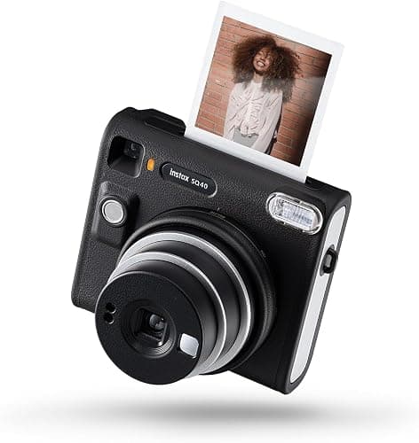 Fujifilm Instax Square SQ40 Instant Camera Black + 20 Instax Film Prints + More thumbnail 2
