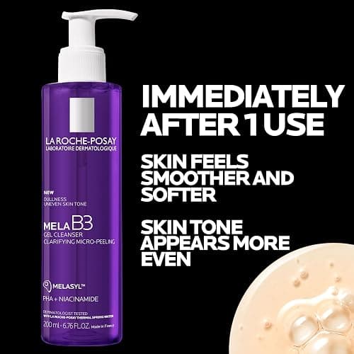 La Roche-Posay Mela B3 Gel Cleanser, Formulated With Melasyl + Niacinamide + PHA, Anti Aging Face Wash For Discoloration, Dark Spots & Post Acne Marks, Dark Spot Corrector, Oil Free & Soap Free thumbnail 3