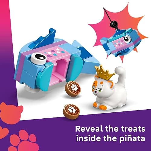 LEGO Friends Cat Birthday Party & Tree House Building Toy - Pretend Play Building Blocks W/Cat Toys & 2 Minidolls - Creative Storytelling Kids Toy for Girls and Boys, 9+ - Birthday Gift Idea- 42666 thumbnail 3