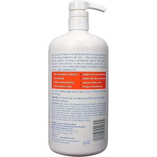 Palmer's Cocoa Butter Formula Daily Skin Therapy Body Lotion, Pump Bottle, 33.8 Ounces (Pack of 2) thumbnail 3
