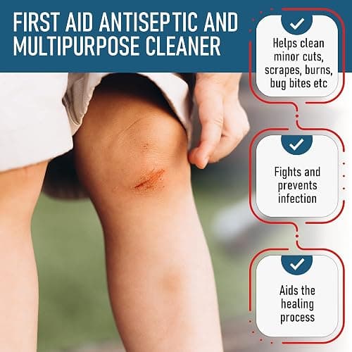 Epic Medical Supply 3% Hydrogen Peroxide - First Aid Antiseptic & Multipurpose Cleaner - Topical Wash for Cuts, Scrapes and Minor Cuts - H2O2 Hydrogen Peroxide 3 Percent USP Solution (1 Gallon) thumbnail 3