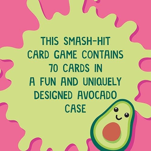 Ridley's Avocado Smash! 71 Piece Family Action Card Game with Storage Case,1 ea thumbnail 6
