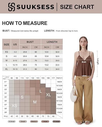 SUUKSESS Women V Neck Babydoll Tank Tops with Built in Bra Summer Cute Peplum Cami Going Out Tops thumbnail 6