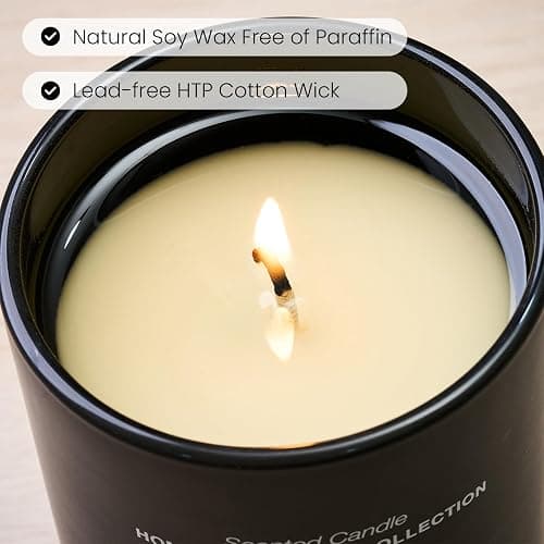 M&SENSE Natural Soy Candle| Bamboo Stream | 8.82 oz, 50H Burn | Minimalist Scented Candle for Relaxation, Gifting, Home Décor | for Bedroom, Office, Party Medium thumbnail 4