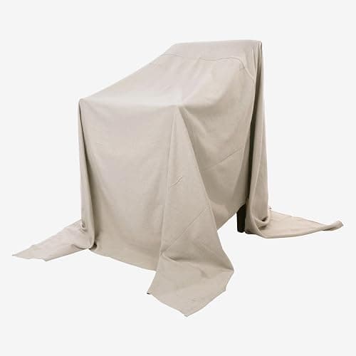 EZ Drop Painter's Large Canvas Fabric Drop Cloth for Painting (9 ft. x 12 ft.) - Image 1