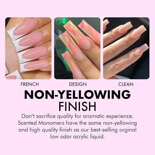 MakarttPro Strawberry Scented Monomer for Acrylic Nail Sets and Acrylic Nail Kit, 16oz - Medium to Fast Setting, MMA Free, Made in USA, Professional Quality Acrylic Liquid thumbnail 4