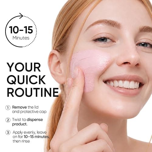 SKINTIFIC Rose PDRN Niacinamide Clay Mask Stick for Face, Brightening & Pore Cleansing, 2% Niacinamide, Alpha-Arbutin & Tranexamic Acid, Oil Control Hydrating Clay Stick for Dull Skin thumbnail 7