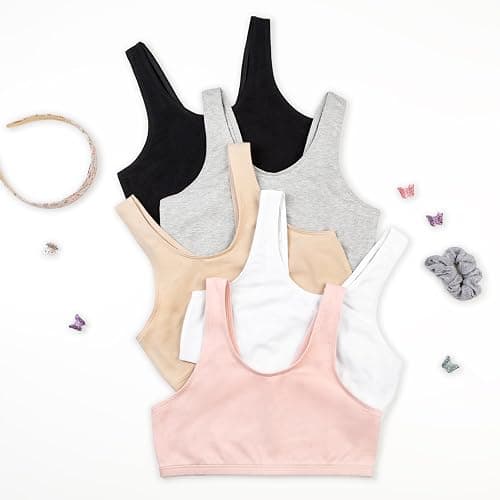Fruit of the Loom Girl's Big Girls Training Bra Value Packs thumbnail 3