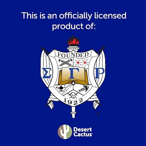 Desert Cactus Sigma Gamma Rho Car Accessories SGRhos Sigmas Metal License Plate Frame and Tag Holder for Front or Rear of Vehicle (Metal Car Mount Placa - Standard) thumbnail 6