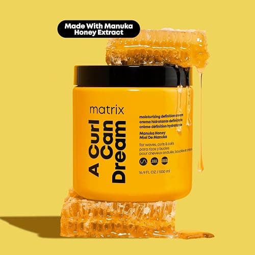 Matrix A Curl Can Dream Moisturizing Leave-in Cream - Moisturizes & Defines Curls Without Flaking For Curly, Coily, and Wavy Hair, Protects from Heat Styling, Anti-Frizz & Detangling, 16.9 Fl Oz thumbnail 4