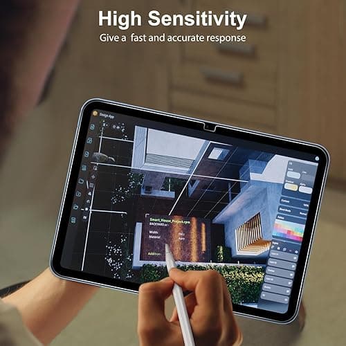 SPARIN Screen Protector for iPad 11th 10th Generation (iPad A16 11-inch 2025/10.9 inch 2022), 2 Pack Tempered Glass for iPad 11/10 Gen, Case Friendly, Anti-Scratch, Touch Sensitive thumbnail 7