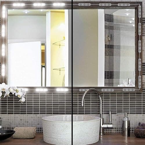 Led Vanity Mirror Lights, Hollywood Style Vanity Make Up Light, 10ft Ultra Bright White LED, Dimmable Touch Control Lights Strip, for Makeup Vanity Table & Bathroom Mirror, Mirror Not Included thumbnail 2