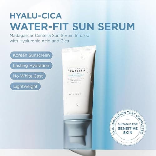 SKIN1004 Madagascar Centella Hyalu-Cica Water-Fit Sun Serum UV 50ml OTC thumbnail 2