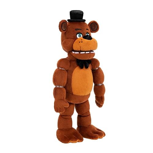 Five Nights at Freddy’s 14” Poseable Sound Freddy Fazbear Plush - 5 Sounds, 1 Song Clip, and Glow-in-The-Dark Eyes - Ages 8+ thumbnail 5