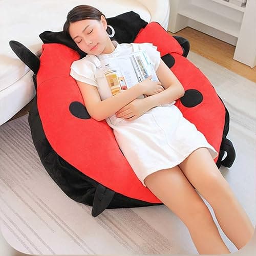 LELEBEAR Giant Wearable Ladybug Pillow, Cute Warm Wearable Ladybug Pillow (60cm/23.7in) thumbnail 4