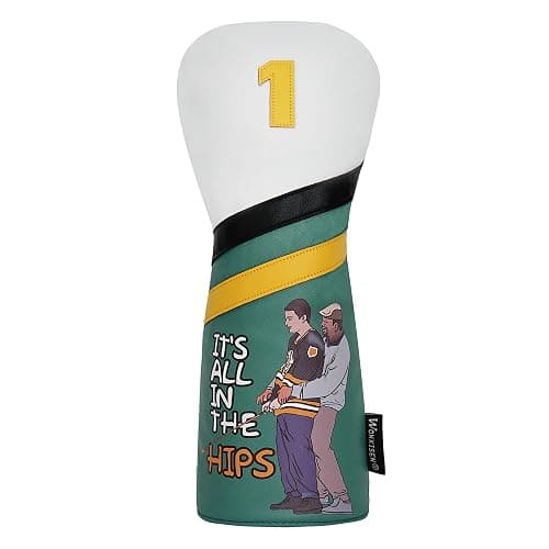 WONXISEN Golf Club Headcover for Drivers, Fairway Woods, Hybrid/Rescue, and Mallet Blade Putter Funny Style Premium Leather Golf Headcovers Set with Embroidery Tags for Men and Women - Image 1