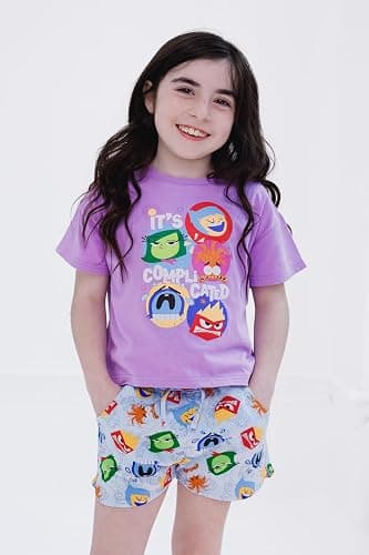Disney T-Shirt and French Terry Shorts Outfit Set Infant to Big Kid Sizes (12 Months - 14-16) thumbnail 2