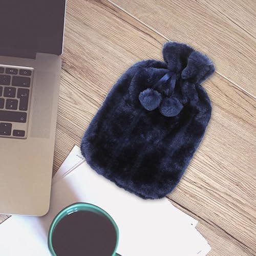 Hot Water Bottle Cloth | 2 Liter Ultra Soft Faux Plush Hot Water Bottle,Hot Water Bottle Water Bottle Softcover for Long-Lasting Comfort Sleeves Only Dalian thumbnail 4