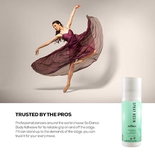 So Danca - Spray Rosin AC34 3.3 oz | Instant Grip Enhancer for Dance Shoes in General, Soles, Pointe Ribbons or Anything Else – Portable Bottle Keeps You Grounded - Slip no More! thumbnail 2