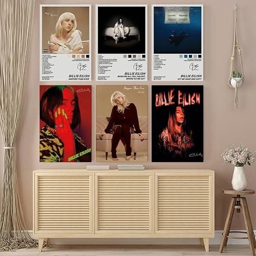 KUNYOS A Set Of 6 Poster (Unframed) Album Cover Posters Music Canvas Posters 08x12inch(20x30cm) Style-4 thumbnail 3