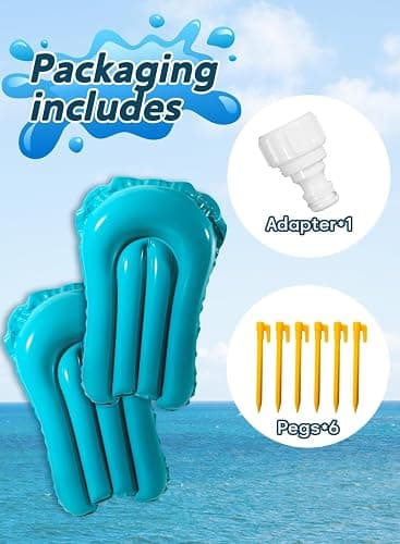 Slip and Water Slide for Kids and Adults Backyard with Extra-Large Inflatable Guard Rails and Dual Way Water Sprayers,Heavy Duty and Extra Long Design with Two Inflatable Bodyboards thumbnail 7