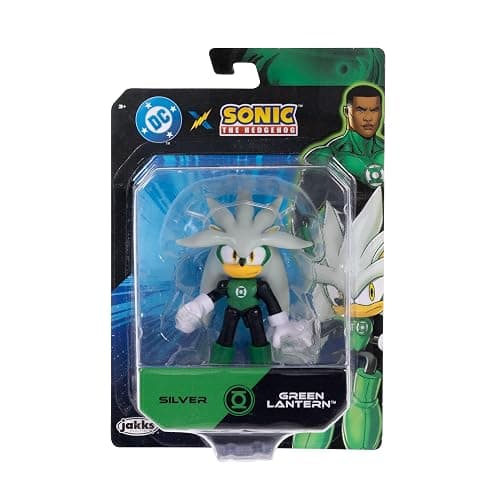 DC X Sonic Collectable 2.5 Inch Scale Action Figures Knuckles Silver Rouge Dr. Eggman Featuring Multiple Points of Articulation for Action-Packed Posing thumbnail 8