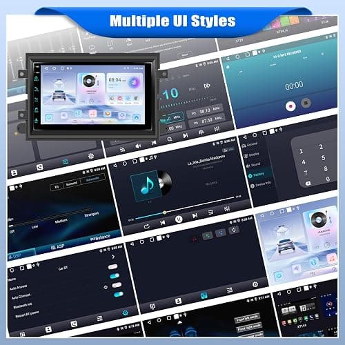 [2+64G] Android 15 Car Radio Stereo for Ford F150/F250/F350 2004-2014 with Wireless Carplay,7” Touch Screen Car Stereo with Mirror Link Bluetooth FM/RDS WiFi GPS SWC HD Backup Camera thumbnail 5