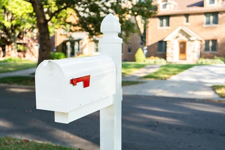 Architectural Mailboxes Whitley Plastic Mailbox Post, Compatibility Code A, B, C, WP000WAM, White thumbnail 11