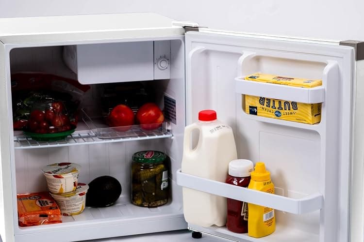 Frigidaire 1.6 cu ft Compact Mini Fridge, Perfect for Home or Office, Contemporary Series, White, 1.6 cu ft thumbnail 7