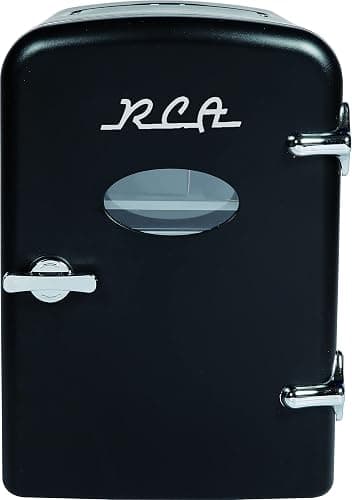 ARCTIC CHEF Mini Retro 6 Can Beverage Refrigerator-Black, RMIS129-BLACK, 0.15 Cubic feet thumbnail 6