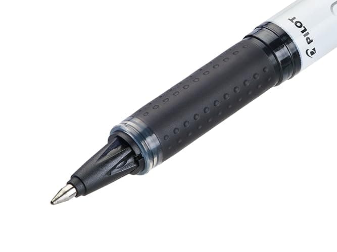 Pilot VBall 7 Grip Rollerball Pen- Black (Pack of 3) - Black - 1 count (Pack of 3) thumbnail 2